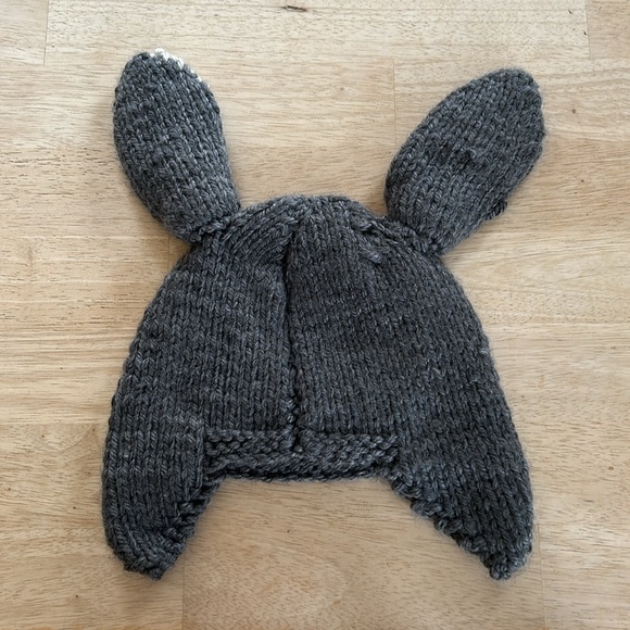Hand-knit Rabbit Hat - Picture 2 of 2